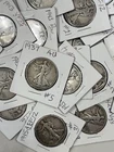 U.S. Silver Half Dollar Coin - 90% Silver Walking Liberty - Mixed Dates/Mints