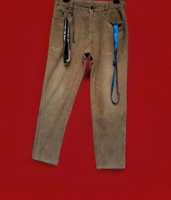 CORDHOSE ''JOKER'' HARLEM WALKER+STICKEREI CAMEL W35 L34 LANG ZEITLOS VINTAGE 
