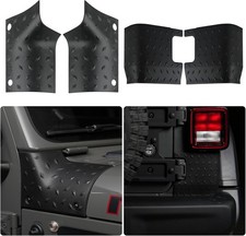 Jeep Cowl Body Armor Outer Cowing Cover Rear Corner Guard Set for 2018-2024 Je