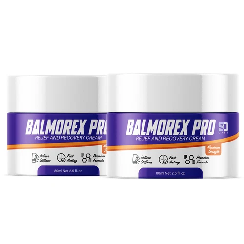 (2 Pack) Balmorex Pro Cream, Balmorex Pro for Relief and Recovery Cream (5 oz)