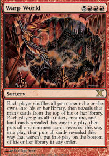 warp cards mtg WARP WORLD X4 4 4X 10th Edition MTG Magic the Gathering Cards DJMagic