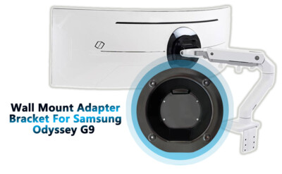 Wall Mount Adapter Bracket Compatible with Samsung Odyssey G9 57'' for S57CG952NN