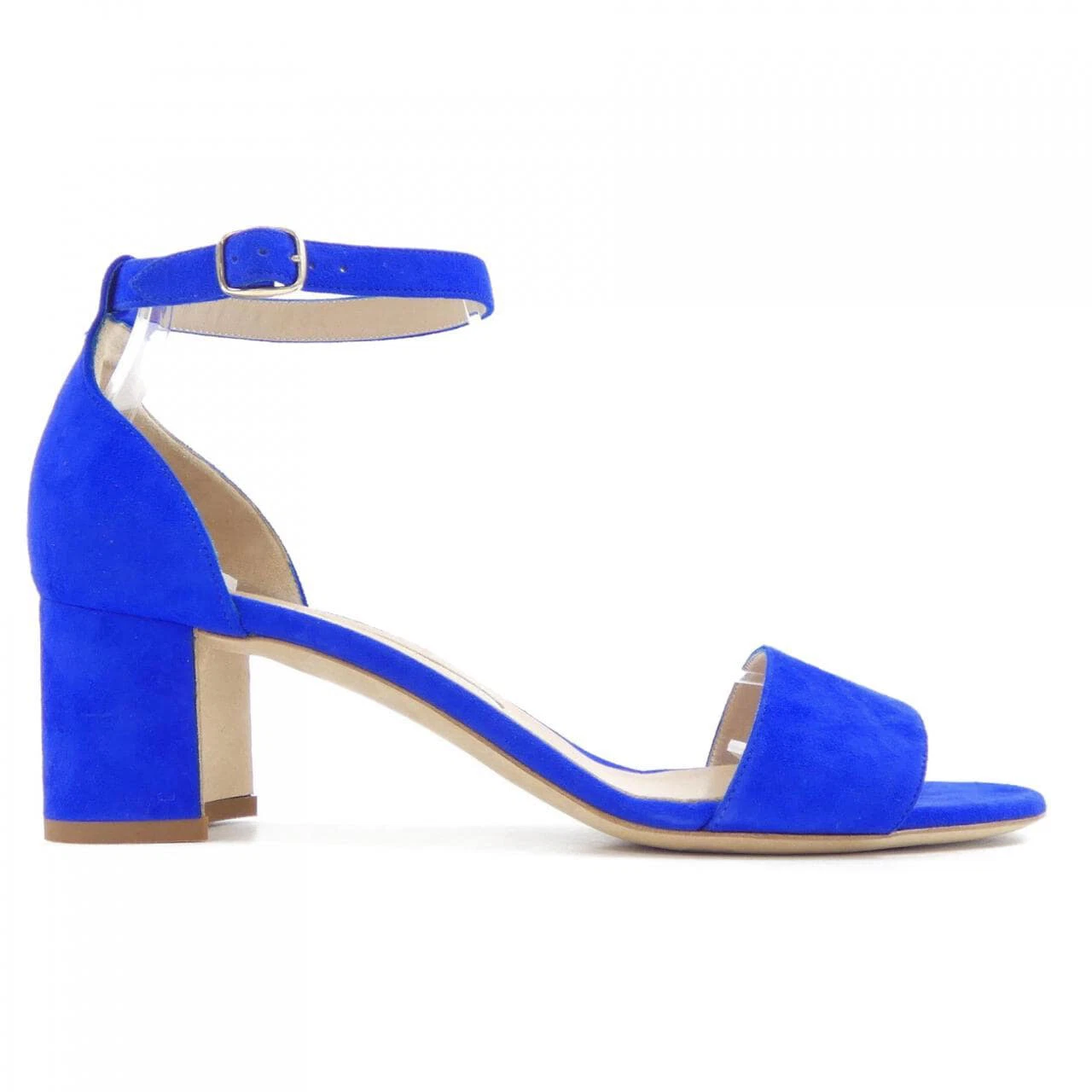 MBT MANOLO BLAHNIK taglia 39 sandali donna scamosciati colore blu
