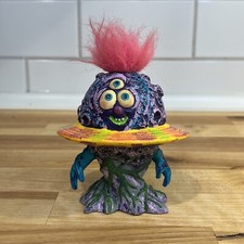VTG 1993 Cosmic Critters Three Eyed Fliverhead Monster Toy Figure by Russ 4"