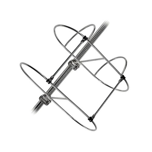 Stainless Folding Double Fender Holder Rack Mount For 9-1/2inch Boat Fenders - Picture 7 of 9