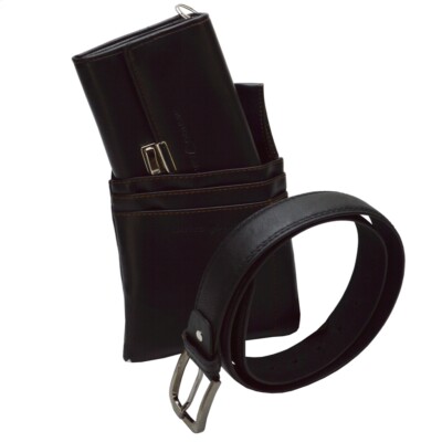 Kellnerset 4-teilig Colt+Kellnerbörse+Hosenkette+Gürtel-105 cm (Gürtel wählbar)