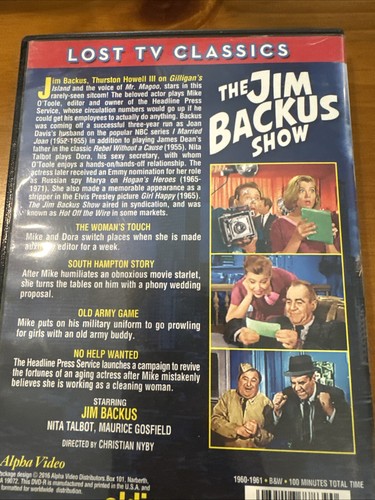 Lost TV Classics: Jim Backus Show (DVD, 1960) V1 - Picture 3 of 3