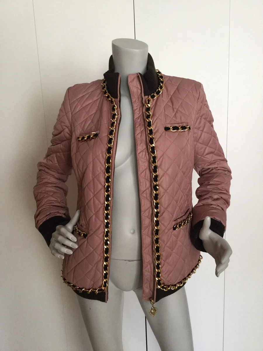 Love moschino hotsell leather jacket