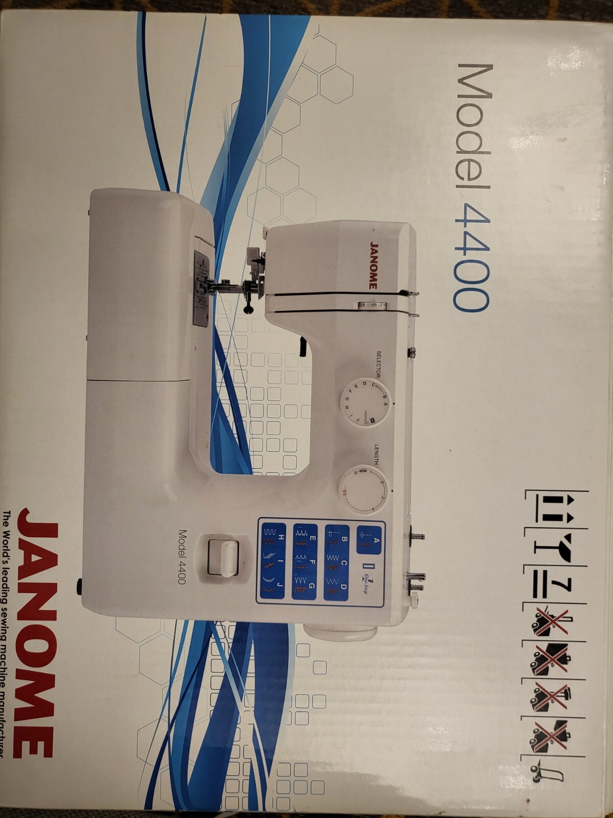 Janome 4400 Used Sewing Machine. Hardly Used. Excellent Condition. eBay