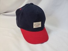 Hope  Henry Navy Baseball Cap with Red Brim 2016 Authentic Adjustable Sz L NEW