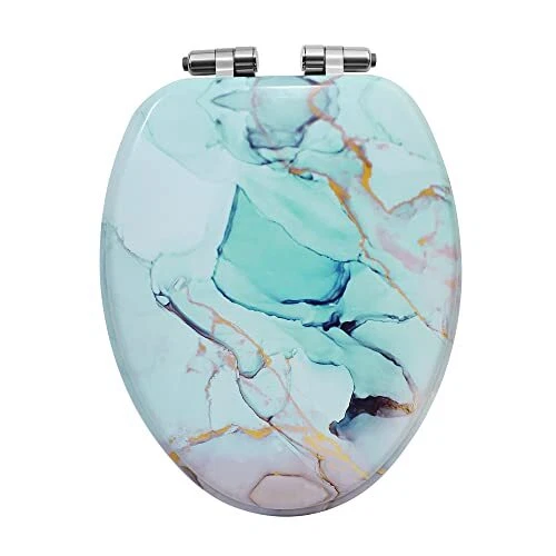Elongated Marble Toilet Seat