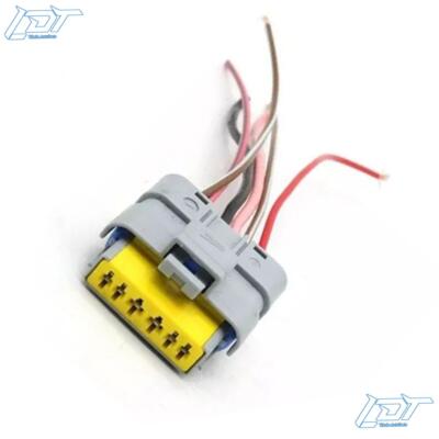 For Jaguar XF XJ 6 Pins Fuel Pump Wiring Connector Plug Gasoline Wire Harness