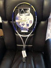 New Head Ti Smash 4 3/8 -3 Oversize Titanium Tennis Racquet Blue Silver Gold