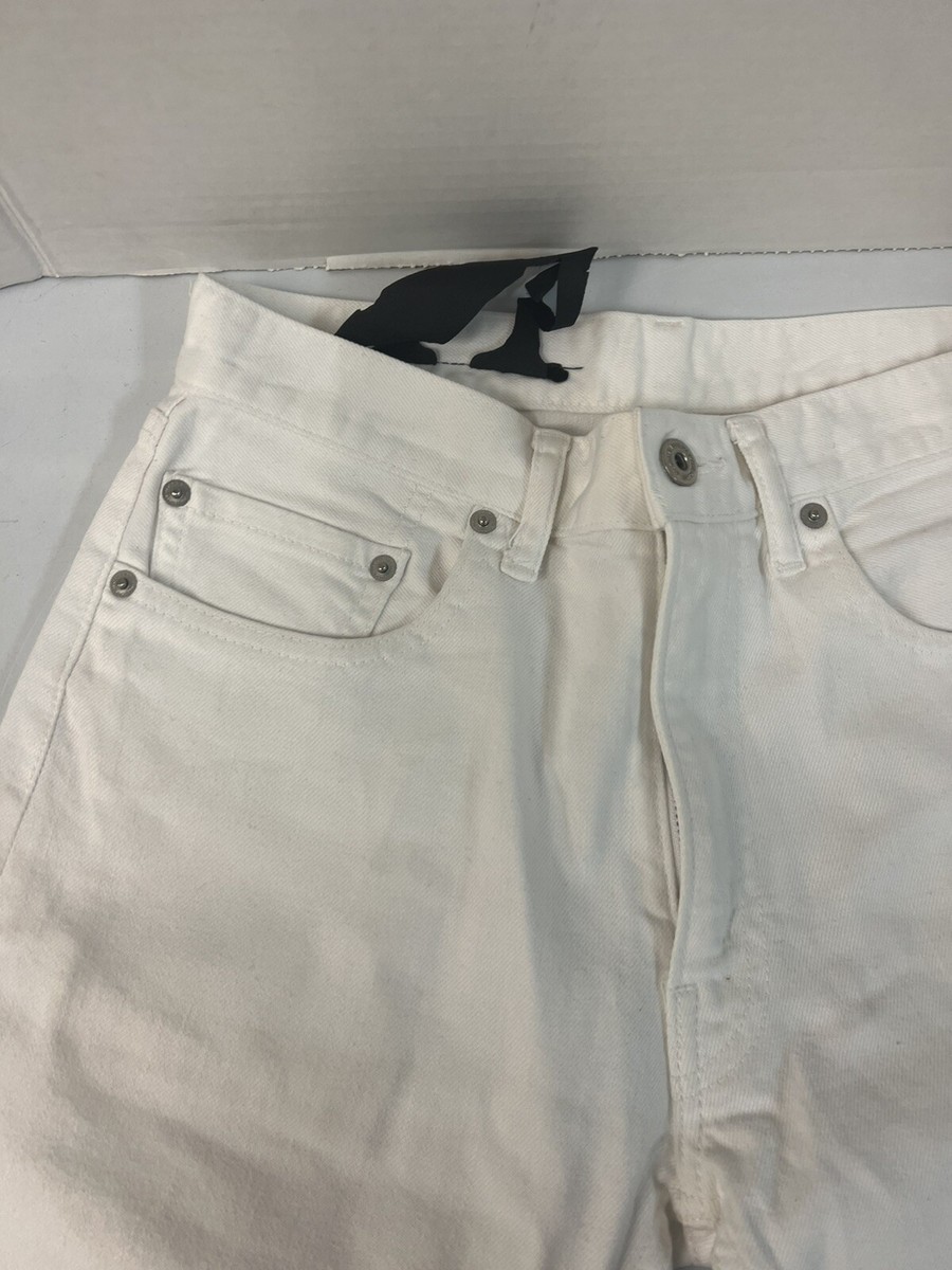 Vlone White Denim Zipper Jeans Used Size 30/S | eBay