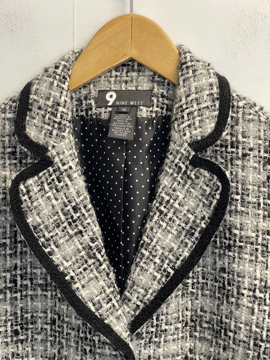 Nine west tweed jacket clearance