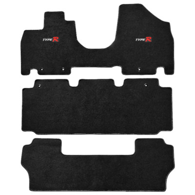 For 11-17 Honda Odyssey Nylon Floor Mats Carpets Front Rear w/ typer 3pcs set