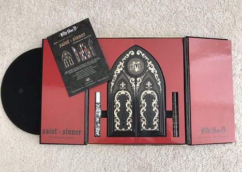 Kat Von D Saint & Sinner Eyeshadow Palette Holiday 2017 Edition PR Promo Box NEW - Picture 2 of 10