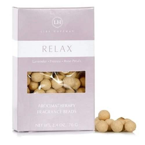 Lisa Hoffman Aroomatherapy Home Fragrance Beads RELAX Lavender Freesia Rose - Picture 1 of 1
