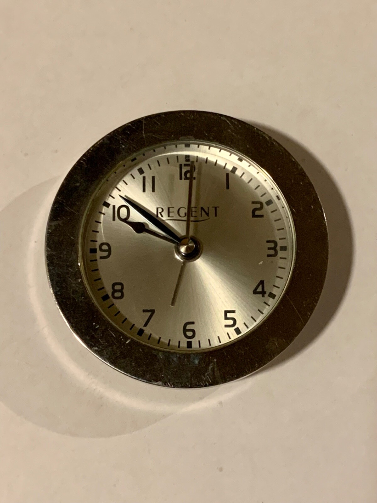 VTG Regent Travel Alarm Mechanical Clock Sleek Design