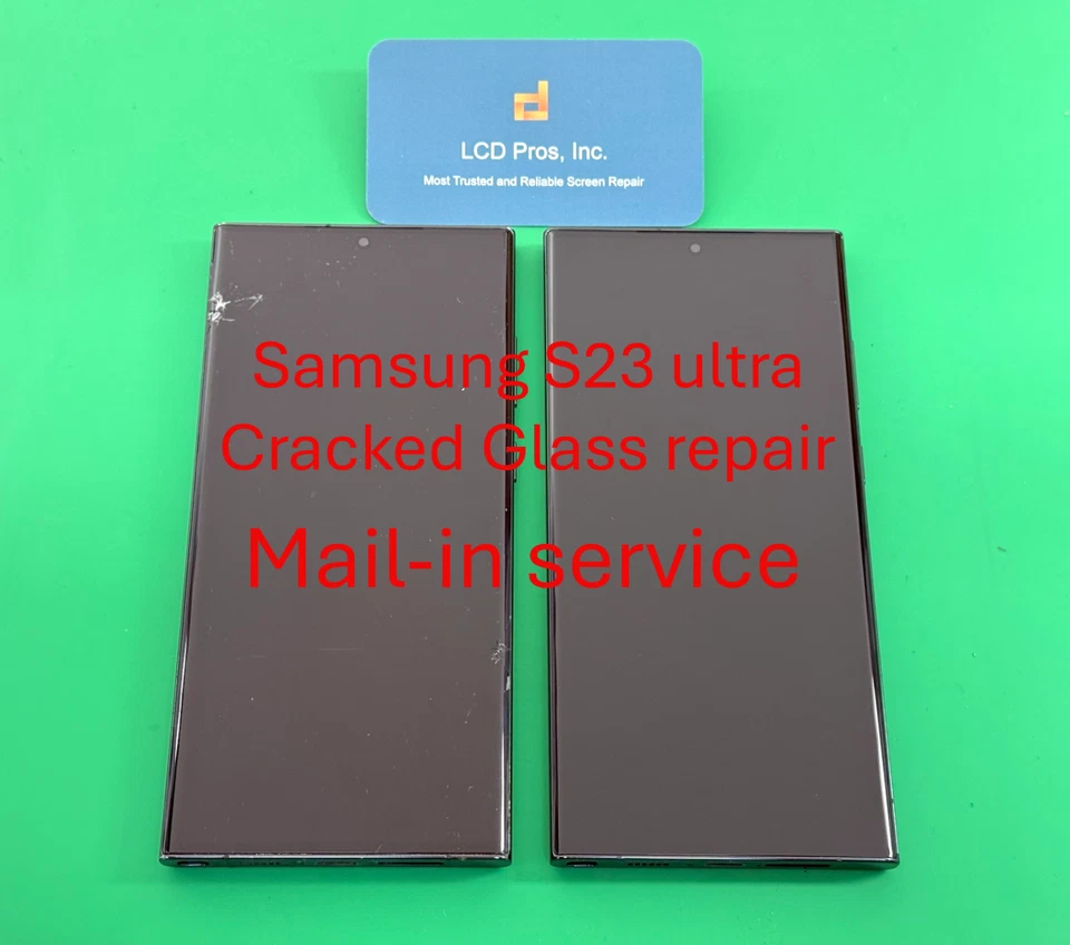 OEM Samsung Galaxy S23 Ultra Cracked Glass Screen Replacement Service - Image 2 of 3