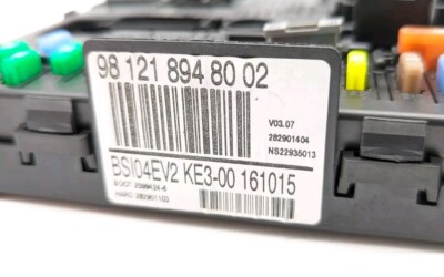 Fuse Box (Citroën Berlingo, Peugeot Partner) 981218948002 BSI04EV2