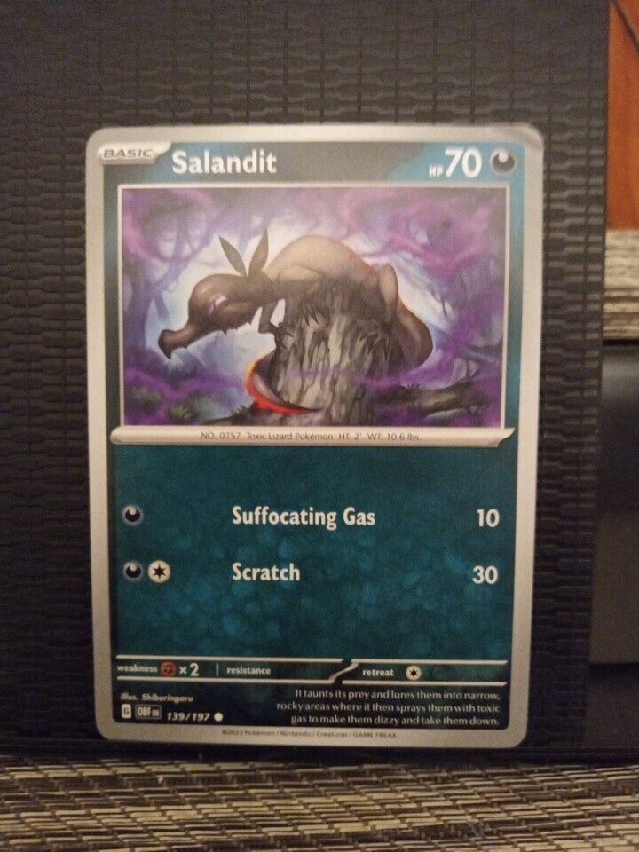 Salandit | 139/197 | Common | Pokemon Obsidian Flames