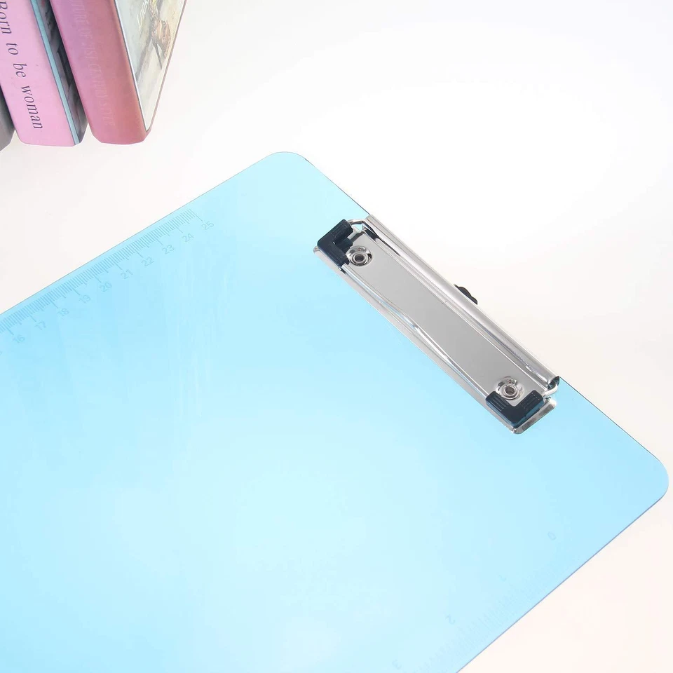 6er Klemmbrett A4 mit gummierter Metalklemme Schreibbrett DIN A4 mit Aufhänge... - Bild 3 von 4