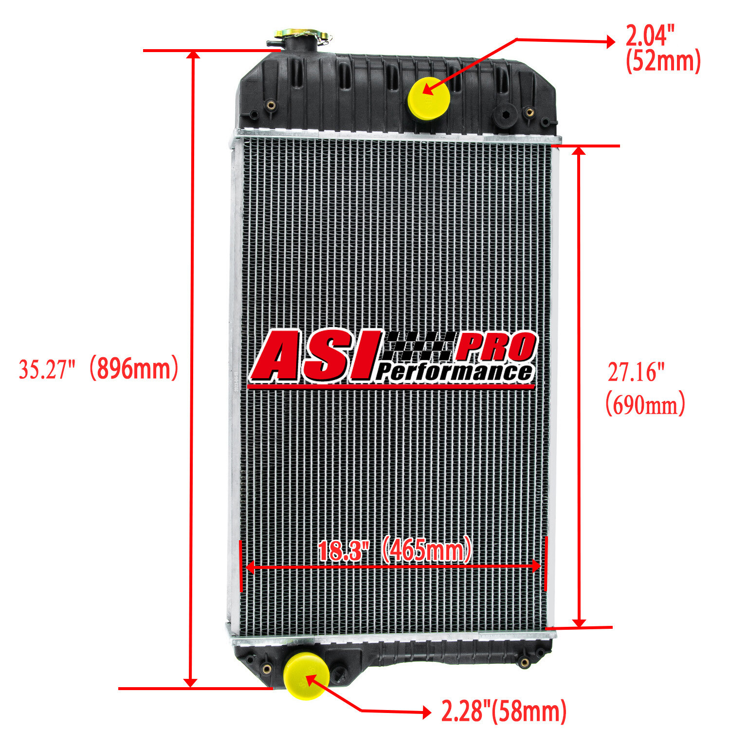 Aluminum Core Radiator Fit For Perkins 1104D-E44TA # 2485B297