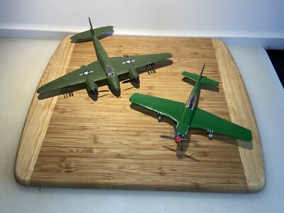 Unbranded 1:72, Built P-51 Mustang, And Haviland Mosquito Missing P￼arts