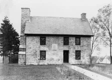 Old stone house,erected,1639,dwellings,buildings,Guilford,Conecticut,CT,1930