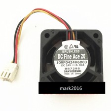 FOR SANYO 109P0424H6D03 Fan 40 40 20mm 24V 0.07A 3pin