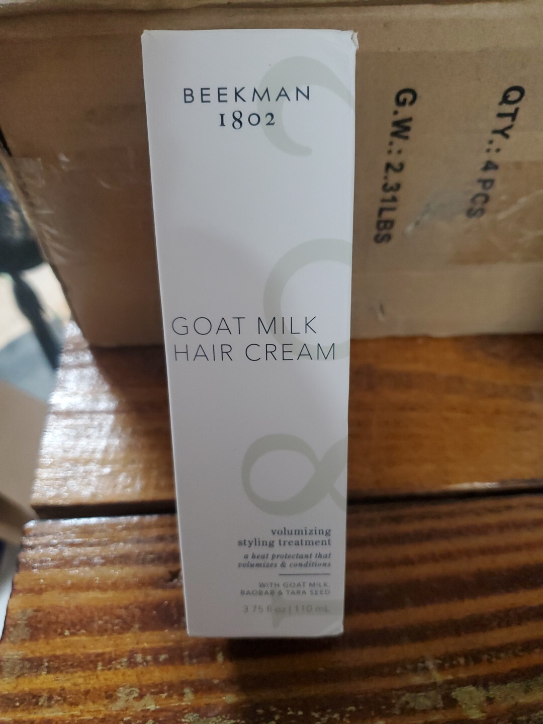 BEEKMAN 1802 Goat Milk Hair Cream Volumizing Styling Treatment 3.75