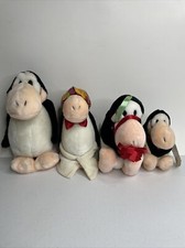 Dakin Plush Opus Bloom County-Wet Phase/All Wrapped Up/Mini/10  Vintage Lot Of 4