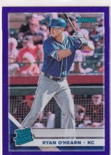 2019 Donruss #48 Ryan O'Hearn Holo Purple