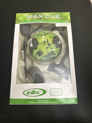 XBOX 360 max live intec headset g8620