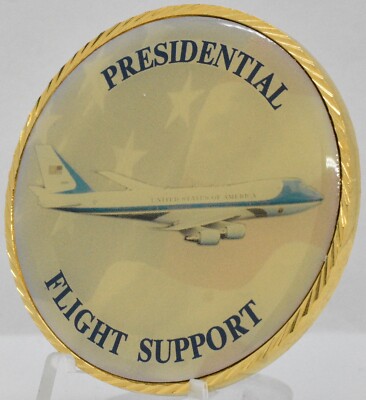 Presidential Flight Support Air Force Advance Challenge Coin