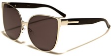 OVERSIZED CAT EYE FLAT LENS WOMEN'S SUNGLASSES