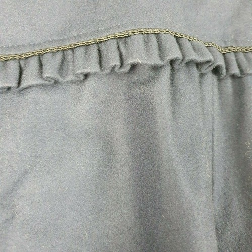 ~ French Connection Victoriana Militär Jacke Mantel ~ 8 ~ blau Kaschmirmischung ~ - Bild 6 von 9