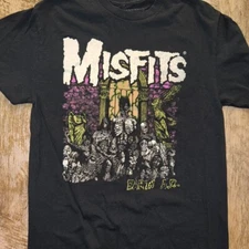 Rare! Black Misfits Earth A.D. T-shirt Full Size S to 5XL IL640