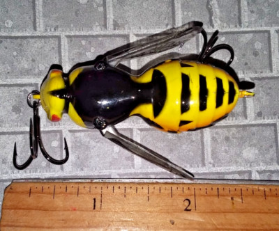 #YBO LEYDUN EVEN BIGGER Floating GIANT WASP WITH WINGS!! YELLOW/BLACK/RED/ORANGE