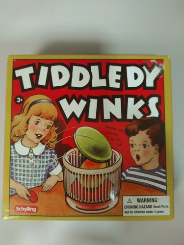 Schylling Tiddledy Winks - Gioco Classico Di Abilità Con Gettoni E Vassoio Punteggio - Per 2-6 Giocatori, Bambini E Famiglie