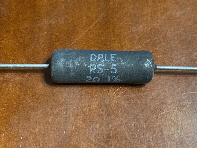 Vishay Dale 2 ohmios 5 W 1 % cable axial 5 vatios cable herida RS-5-2 Foto 2 de 2