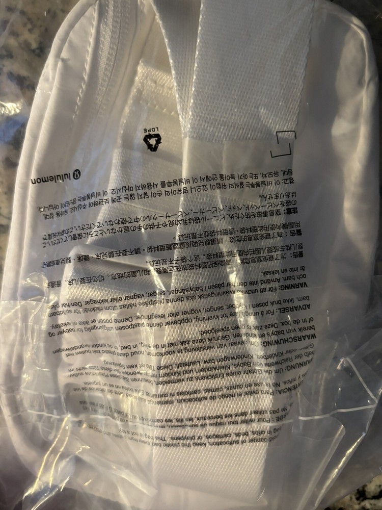 Lululemon White Belt Bag for Women Crossbody or Waist Pack