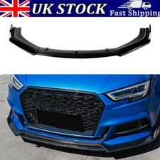 For Audi A4 A5 A6 A8 Quattro Front Bumper Lip Body Kit Splitter Spoiler UK