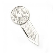 Masonic Detaillierte Silber Lesezeichen