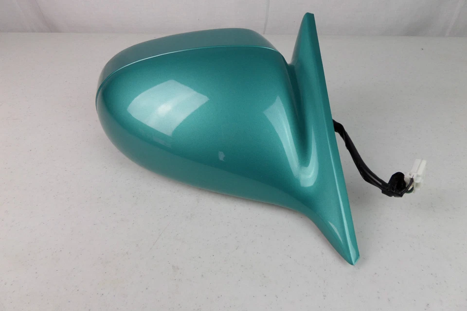 Espejo retrovisor eléctrico exterior lado pasajero derecho diestro sonda OEM verde azulado Foto 3 de 4