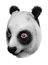 Panda - Witzige Tiermaske für Karneval und Fasching