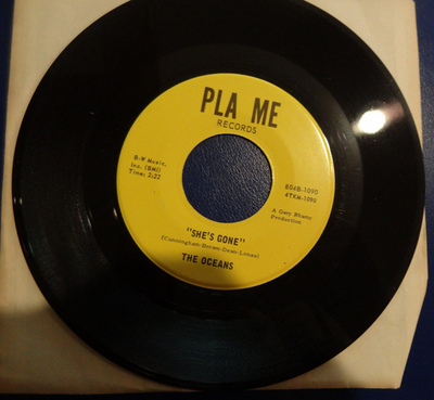 #ad The Oceans 45 RPM 7” She’s Gone Abilene EX Athens OH Garage Pla Me Label ‘66 $299.00