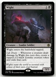 Wight #127 Adventures in the Forgotten Realms Rare MTG