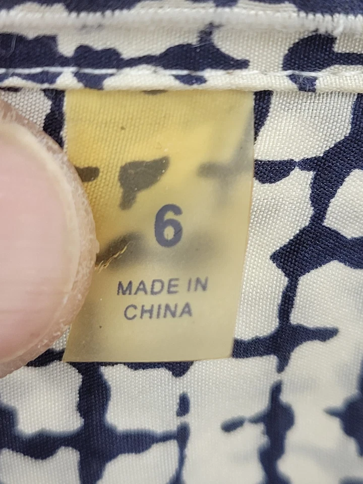 Vestido Martin and Osa Mujer 6 Negro Marfil Estampado Seda Manga Larga Cinturón Carrera Foto 4 de 4